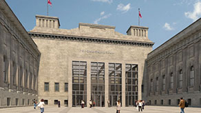 Ehrenhof des Pergamonmuseums (Visualisierung)